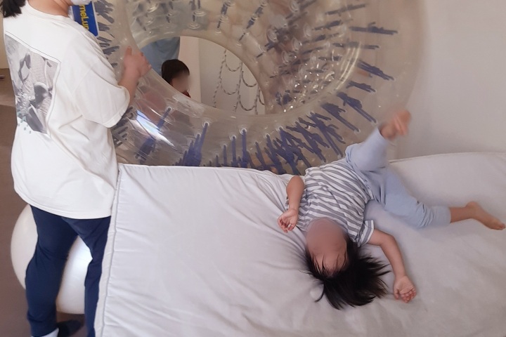 サイバーホイールの中から