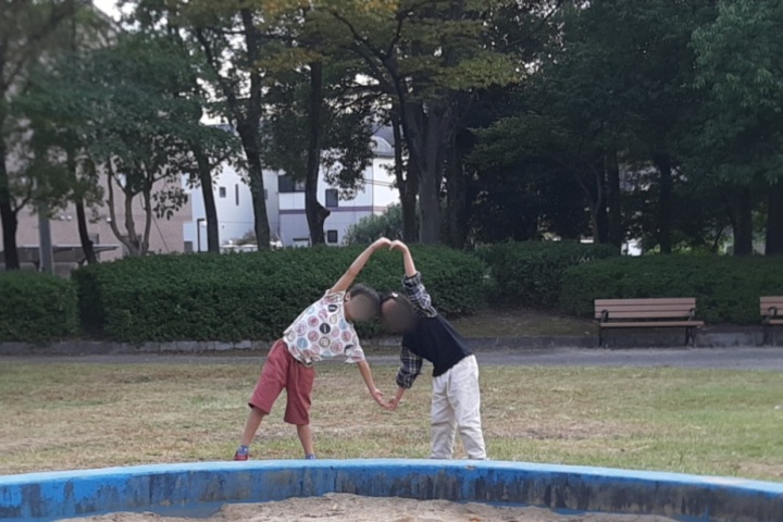ironoha  楠公園にて